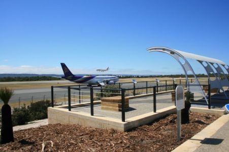 Outdoor Airport Viewing Platform